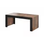 Sohvapöytä Cama Meble MILA 120x60x50 cm wotan-tammilevy, musta runko
