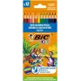 BIC väriliidut Kids Smooth 12 värin sarja