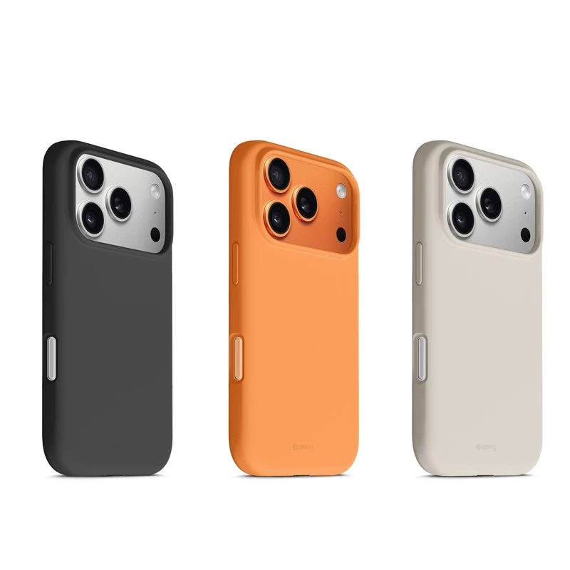 Suojaava MagSafe-kotelo Crong iPhone 17 Pro – oranssi