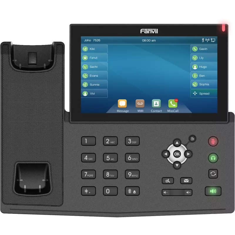 Fanvil X7 V2 huipputason yrityspuhelin SIP PoE Gigabit USB-liitäntä - SIP - Ethernet (X7 V2)