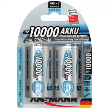 Ansmann D-paristo 10000 mAh Mono HR20 NiMH