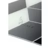 NeXtime kello 8171 Cubic, 43,5x37 cm, seinäkello, musta/valkoinen/harmaa