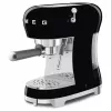 SMEG 50's Style ECF02BLEU espressokeitin, 15 bar, musta