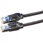 DTWYLER patch-kaapeli Cat.6 luokka E S/FTP CU 7702 flex LSOH Hirose TM21 musta 2m