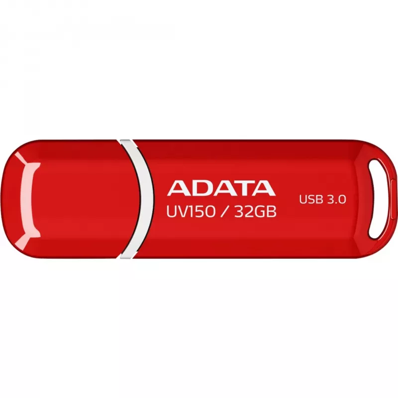 USB-muistitikku ADATA DashDrive UV150 32 GB, USB Type-A 3.2 Gen 1, punainen, kansidesign