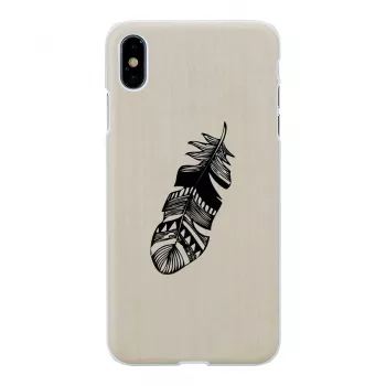 man and wood -älypuhelinkotelo iPhone XS Maxille – Indian White