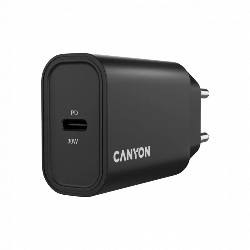 CANYON OnCharge 30CL 30 W PD seinälaturi 1-fach EU-pistoke musta