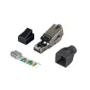 EFB Elektronik 88035.1 RJ45-pistoke STP Cat.6, kenttäasennettava, hopea