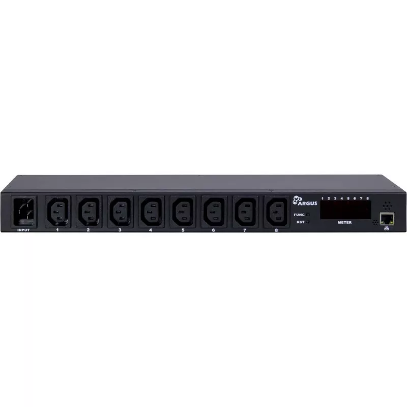 Inter-Tech SW-0816 virranjakoyksikkö (PDU) 8 AC-pistorasiaa musta