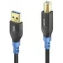 USB-kaapeli PureLink FI-U200-003 USB 2.0 0,3 m USB A USB B musta sininen