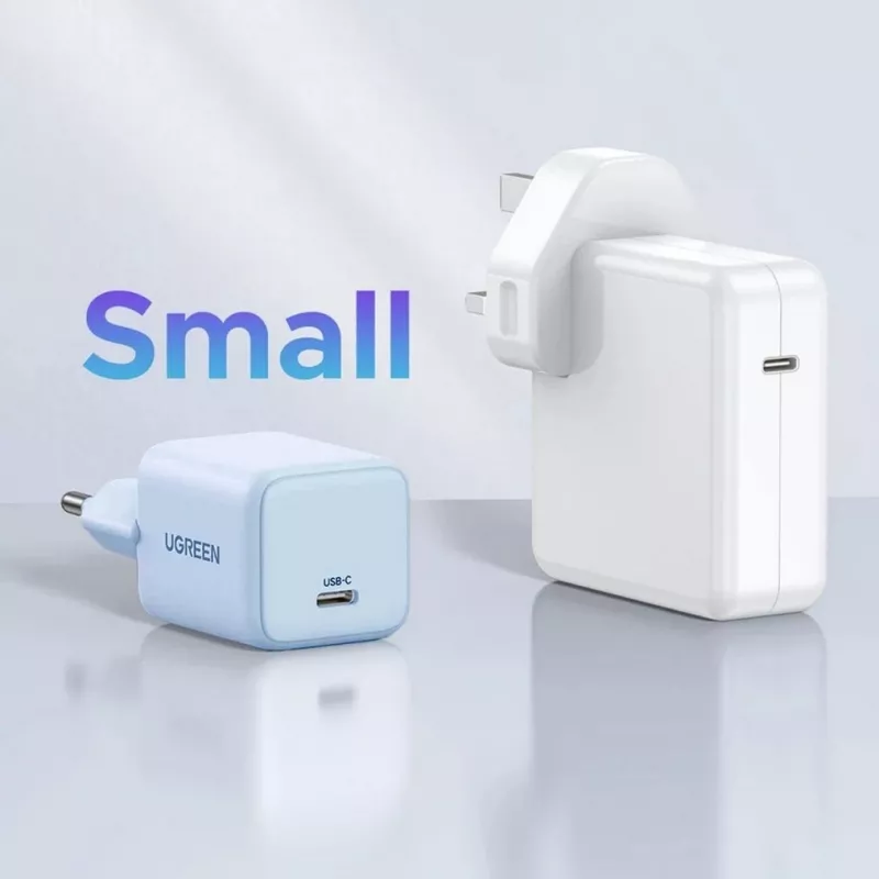 UGREEN X512 20W GAN 1X USB-C VIRTALÄHDE - sininen