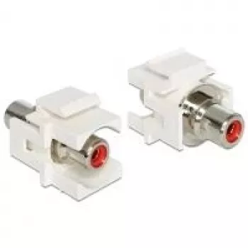 Keystone-moduuli DeLOCK 86305 punainen RCA-pistoke