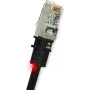 Verkkokaapeli PatchSee PK-F-4 RJ-45 Cat5e 1,2 m musta