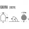 Kupoliteltta High Peak Calvia sininen harmaa 2000x1200x900mm