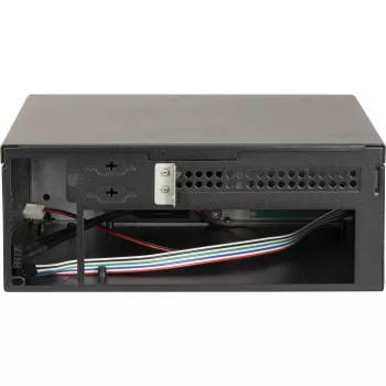 PC-kotelo INTER-TECH S21 musta/hopea ATX tuki 6 tuulettimelle