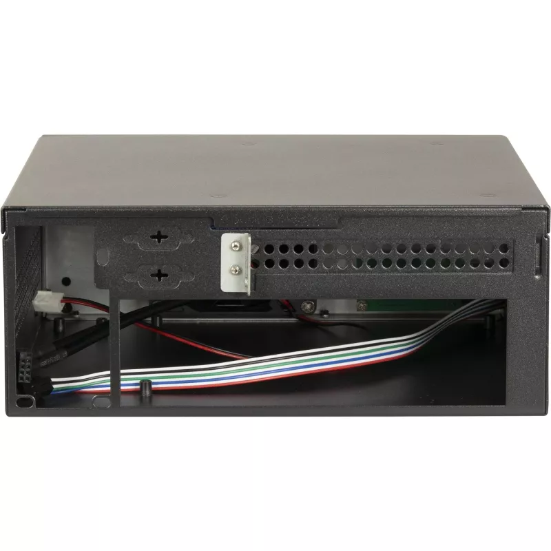 PC-kotelo INTER-TECH S21 musta/hopea ATX tuki 6 tuulettimelle