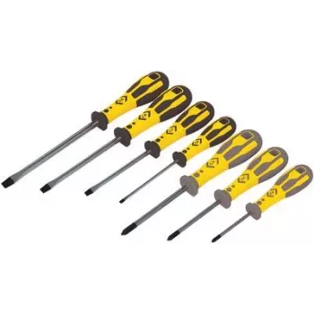 Ruuvimeisselisarja c.k tools T49162D — 7 osaa, sekalaiset ruuvimeisselit