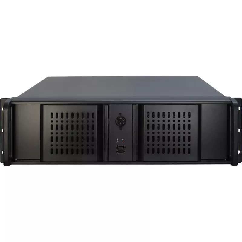 Inter-Tech 3U-3098-S rack musta