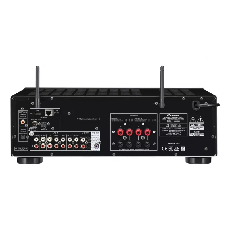 Pioneer SX-N30AE 2.0-kanavainen stereo hopea