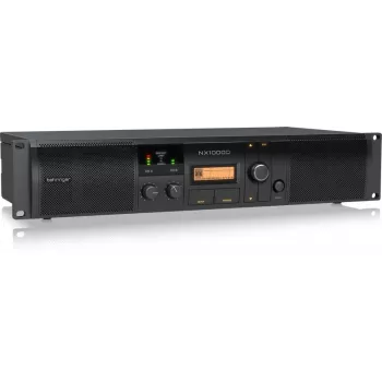 Behringer NX1000D audiovahvistin esiintymiseen/keikalle musta