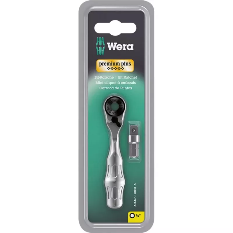Wera 8001 A Zyklop Mini 1 terä-räikkäruuvimeisseli