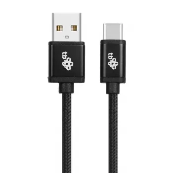 USB - USB C 3 m kaapelinauha musta