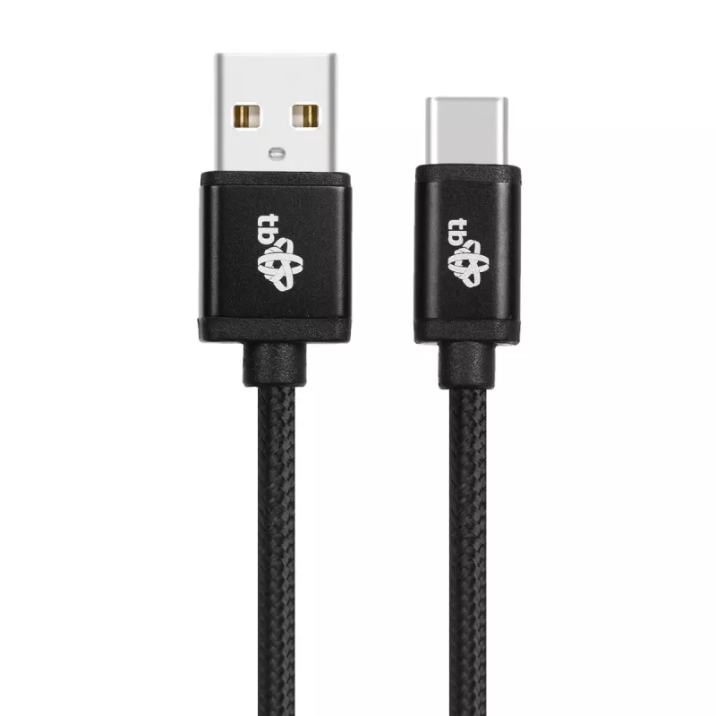 USB - USB C 3 m kaapelinauha musta