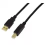 USB2.0 AM/BM aktiivinen toistinkaapeli, 15 m, musta