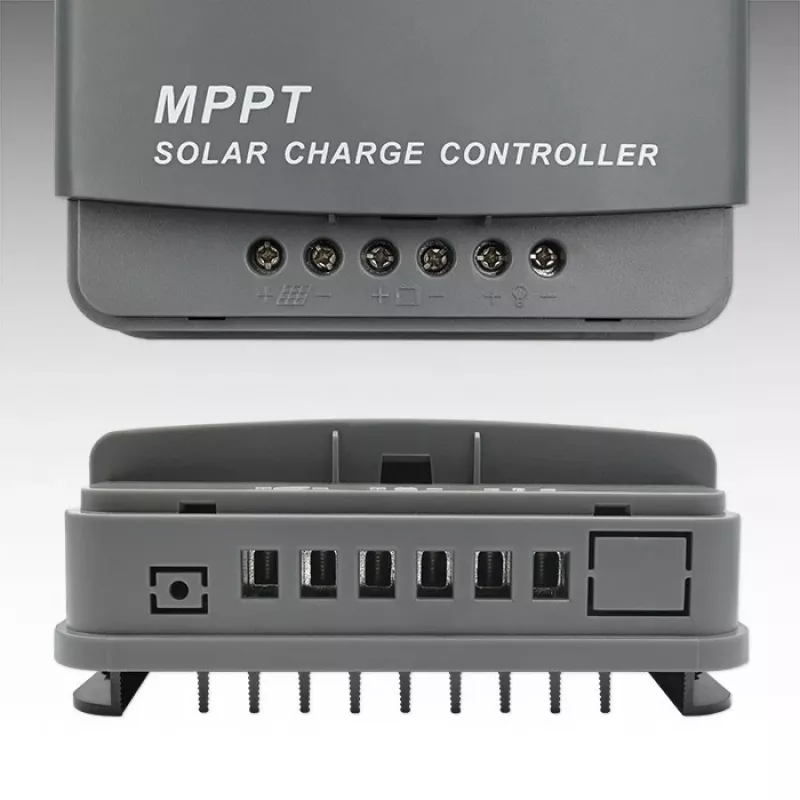 Qoltec, aurinko-MPPT-lataussäädin lämpötila-anturilla 20A 12V/24V LCD-näyttö 2 X USB