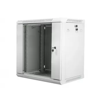 Seinäasennettava verkkokaappi LANBERG WF01-6412-10S, 12U, 19