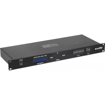 Valaistusverkon solmu EUROLITE Art-Net DMX 70064843 — 8 DMX-lähtöä Ethernetin kautta