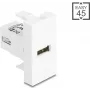 USB 2.0 Type-A - Type-A -kaapelisovitin, DELOCK 90908, suojattu, USB 2.0