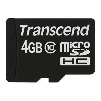 Flash-muisti Transcend 4GB MicroSDHC Class 10 TS4GUSDC10