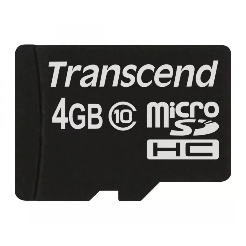 Flash-muisti Transcend 4GB MicroSDHC Class 10 TS4GUSDC10