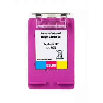 Superbulk B-H703C -mustesuihkuvärikasetti tricolor 17 ml High (XL) Yield yhteensopiva HP:n kanssa
