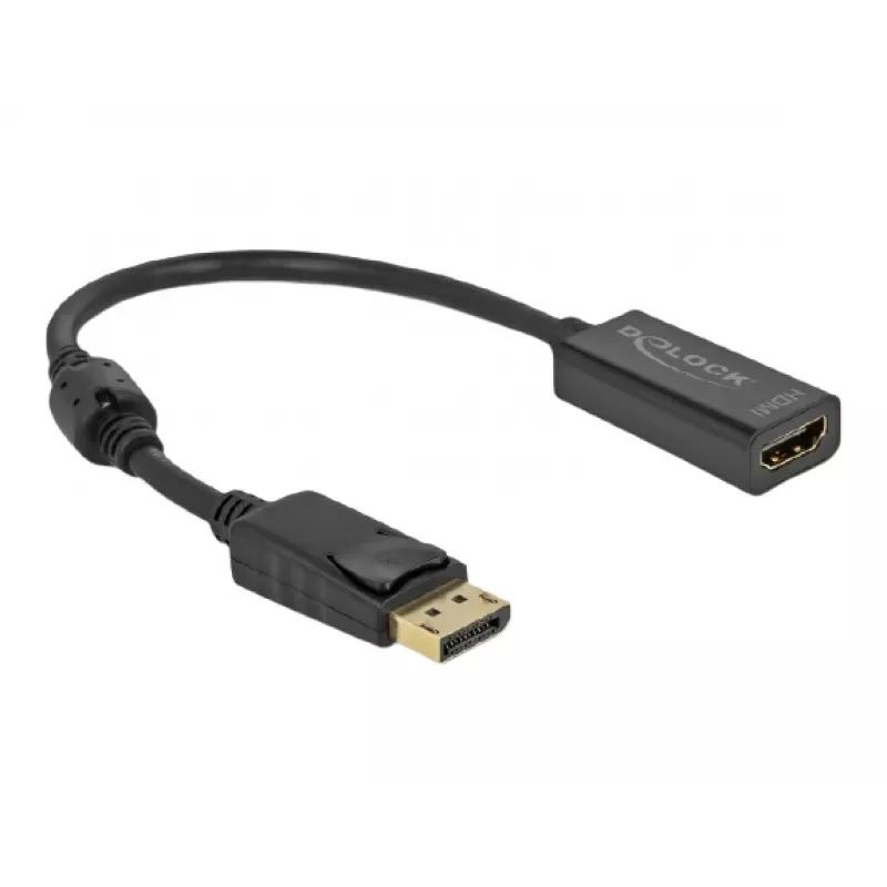 Adapteri DisplayPort 1.2 uros HDMI naaras 4K DeLOCK 63559