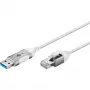 Goobay Ethernet-kaapeli USB-A 3.0 - RJ45 ohut 1 m – yhdistä reititin, modeemi tai (74377)