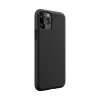 Silikonikotelo Devia Nature-sarja iPhone 12 Pro Max – musta, Soft-Touch-suojakotelo
