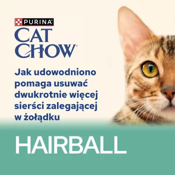 CAT CHOW Hairball Control kana ja vihreät pavut kastikkeessa 85 g