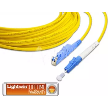 Lightwin LSP-09 E2-LC 5.0 kuitukaapeli 5 m E-2000 OS2 sininen - keltainen (LSP-09 E2-LC 5.0)