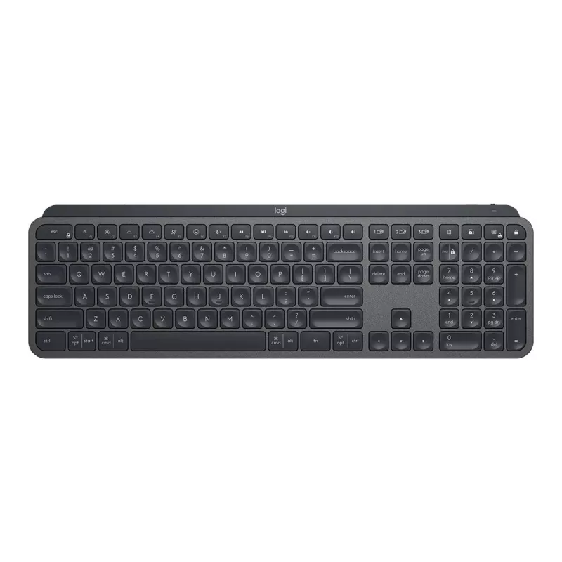Logitech MX Keys combo for Business Gen 2 näppäimistö ja hiiri, sisältää, toimisto, RF langaton + Bluetooth, AZERTY ranska, grafiitti
