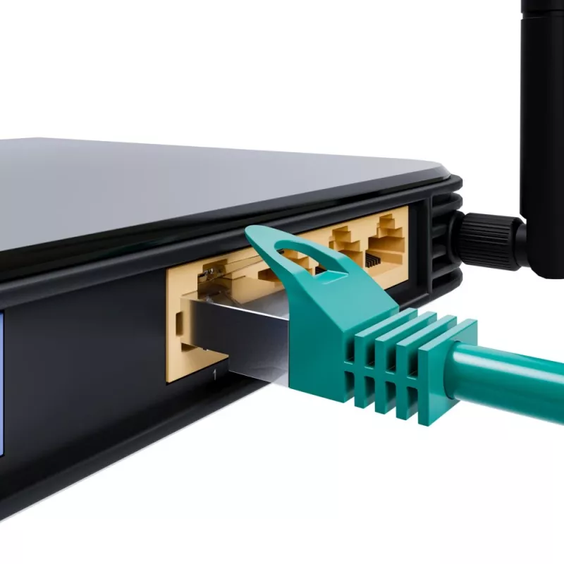 Verkkokaapeli Extralink LAN patchkaapeli Kat.6 RJ-45 Cat6 3 m vihreä