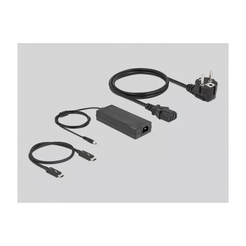 Telakointiasema DeLOCK Thunderbolt 3 8K Dual DisplayPort USB LAN SD ääni PD 3.0