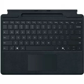Microsoft Surface Pro näppäimistö QWERTZ saksa musta kosketuslevy