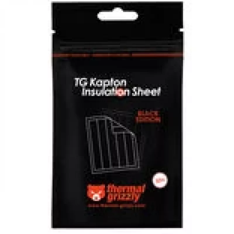 Thermal Grizzly Kapton-eristekalvo 10 x 60 mm, 50 kpl, musta