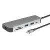 LogiLink UA0343 USB-C-moniporttikeskitin alumiini USB 3.2 2nd Gen Mult