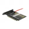 DeLOCK PCI Express x16 -kortti 5 x sisäiseen M.2 Key B / SATA