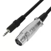 PC-mikrofoni MEDIA-TECH MT397S — johdollinen, XLR-tulo, 20–20000 Hz, 150 Ω, -32 dB, 2,4 m kaapeli, pöytäteline, musta