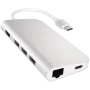 Satechi USB-C-moniporttisovitin 8K Ethernetillä V3 space grey (ST-P8KEM)