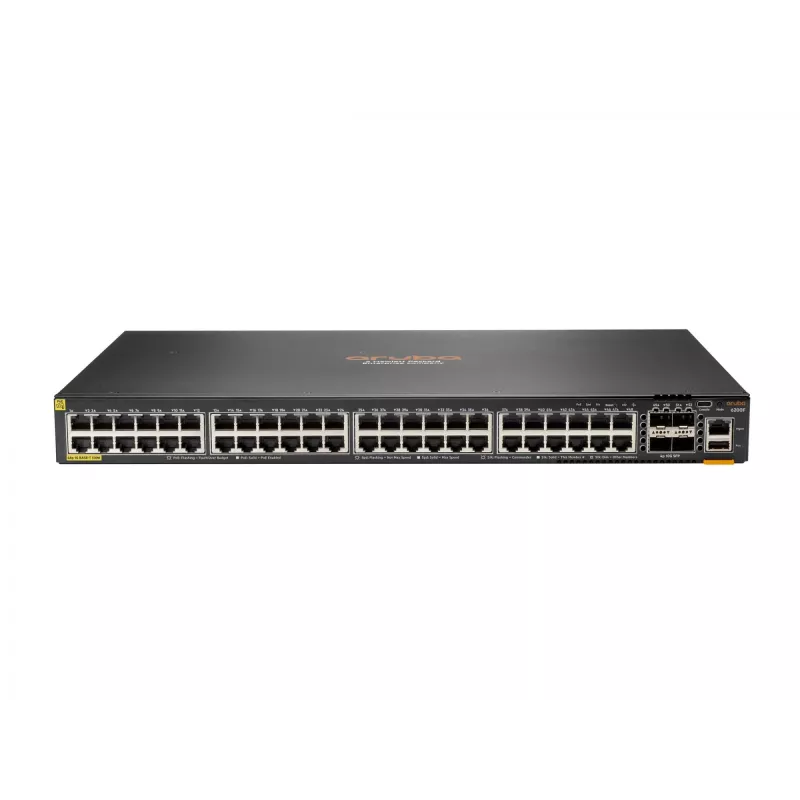 HPE Aruba Networking CX 6200F 48G 4SFP kytkin – hallittava